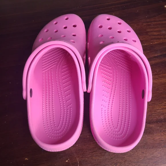 Crocs Kids Pink Clogs - Picture 3 of 4